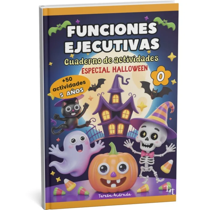 Cuaderno de actividades TDAH Halloween 5 años, comprar en Amazon
